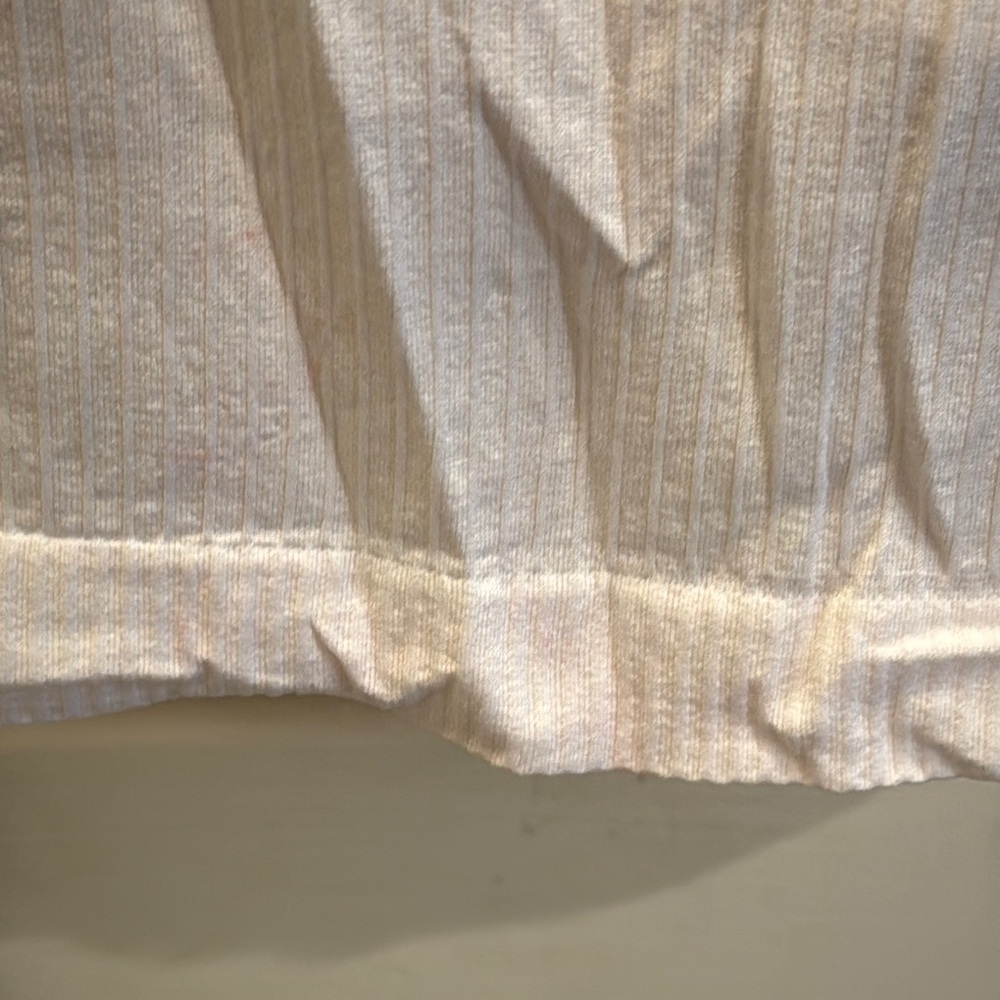 White Racerback Tank Top - Picture 5 of 6